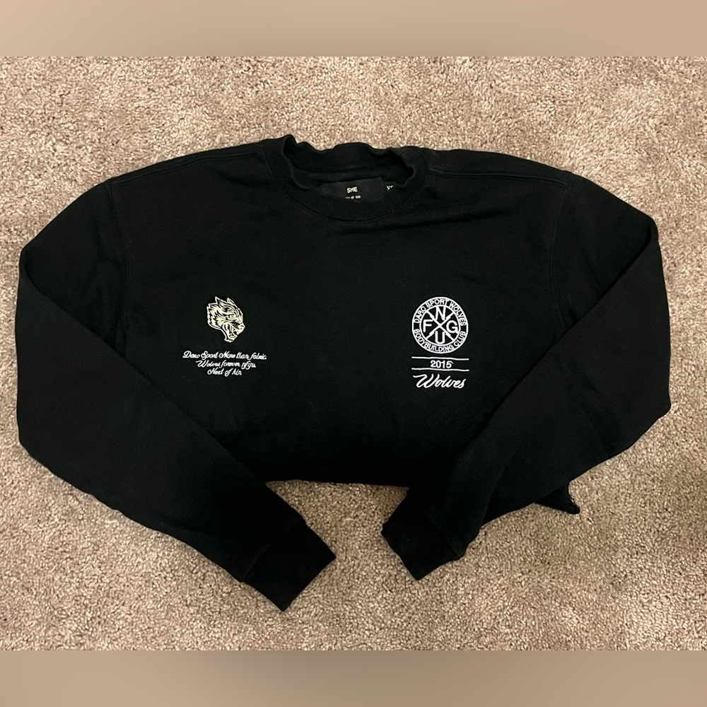 Darcsport cropped sweat top
